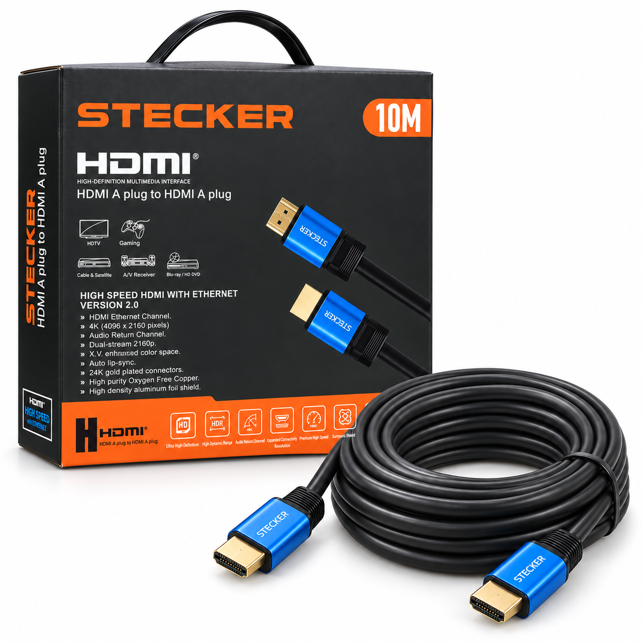 Stecker High-Speed HDMI Cable 10 Meter
