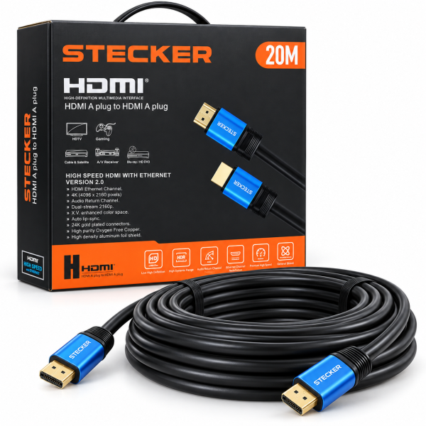 Stecker High-Speed HDMI Cable 20 Meter