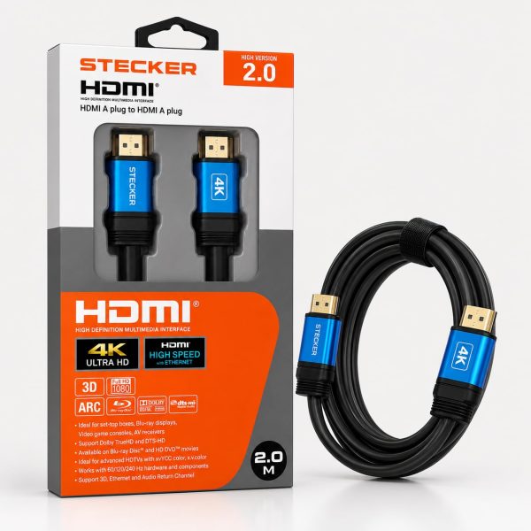 Stecker High-Speed HDMI Cable 2 Meter