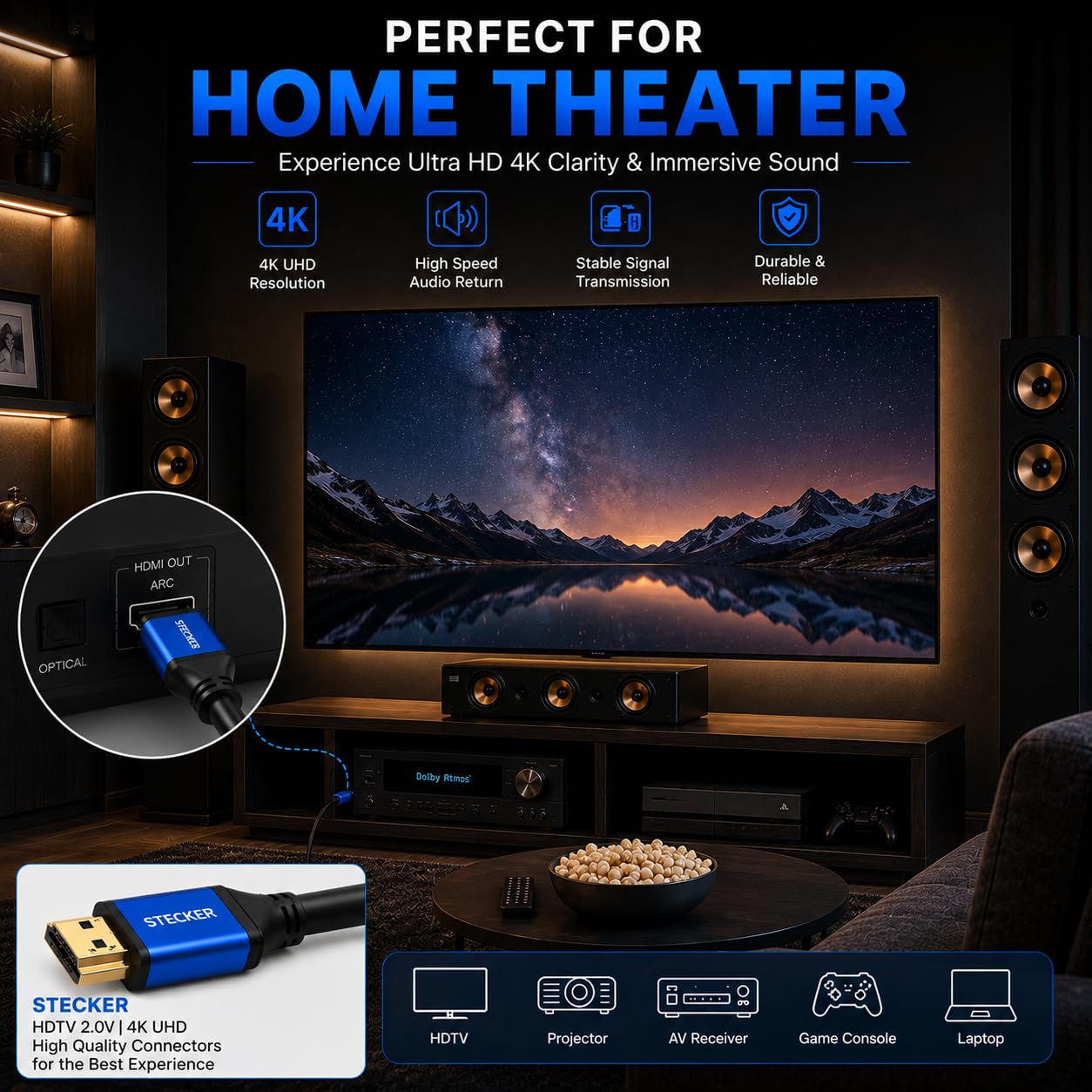 Stecker High-Speed HDMI Cable 3 Meter - Image 5